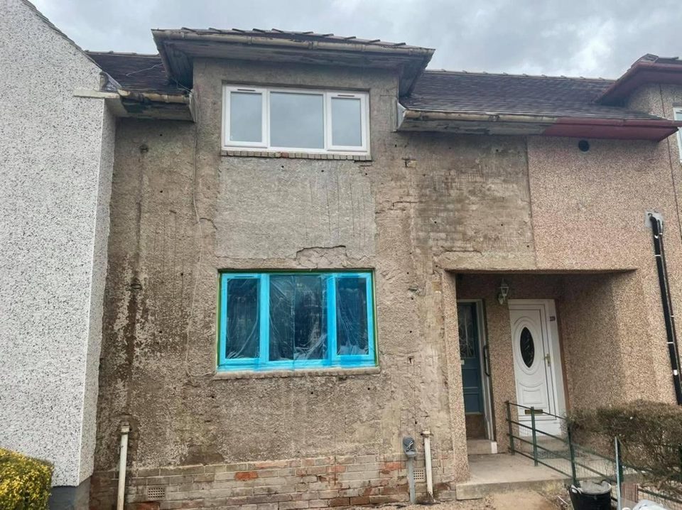 Stripped back to bare render, then fully re-dashed, before we started